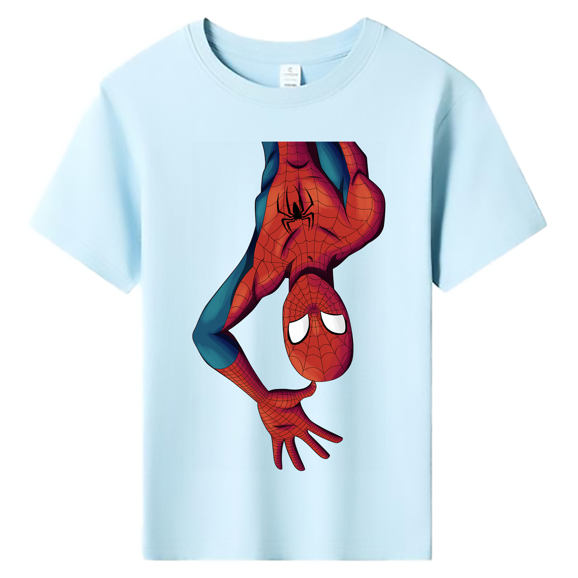 （画像用） Spider Man スパイダーマン 綿100％キッズTシャツ（フロントプリント）